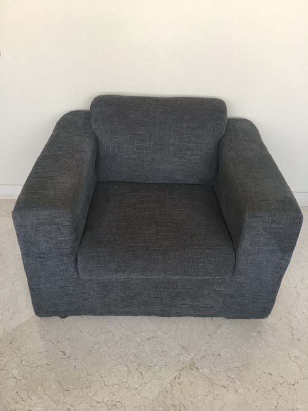 Comfy Fabric Chairs (pair) - SoUnique.PK