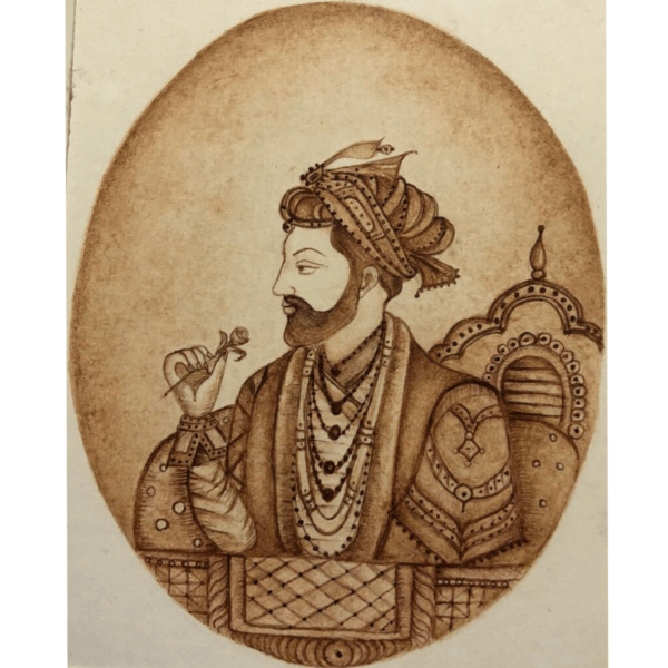 Miniature Painting of a Mughal Emperor - SoUnique.PK