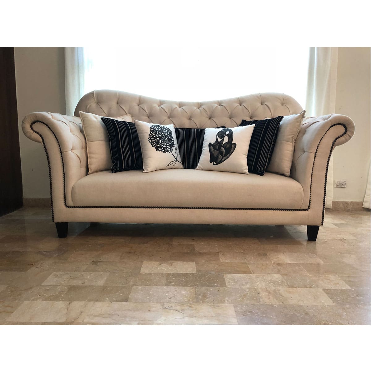 Dip Beige Sofa - SoUnique.PK