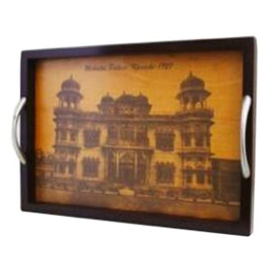Mohatta Palace Tray with Metal Handles - SoUnique.PK