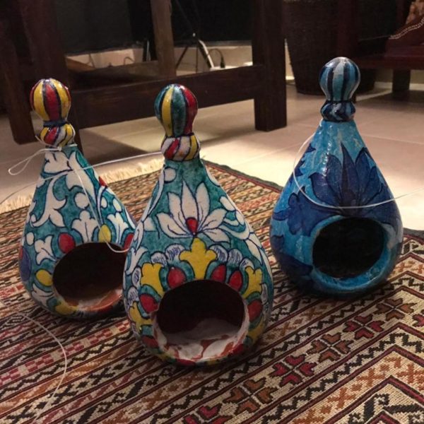 Hand Painted Traditional Hanging Candle Holders - SoUnique.PK
