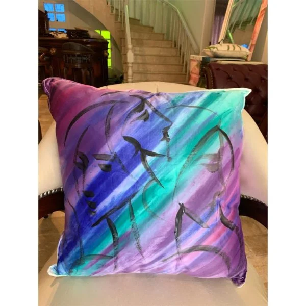 Hand Painted Cushions - SoUnique.PK