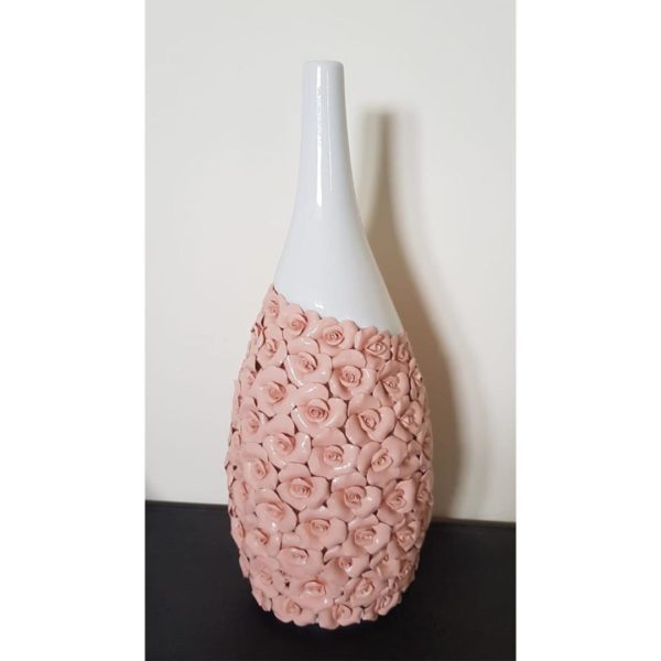 Peach Rose Vase-SoUnique.PK