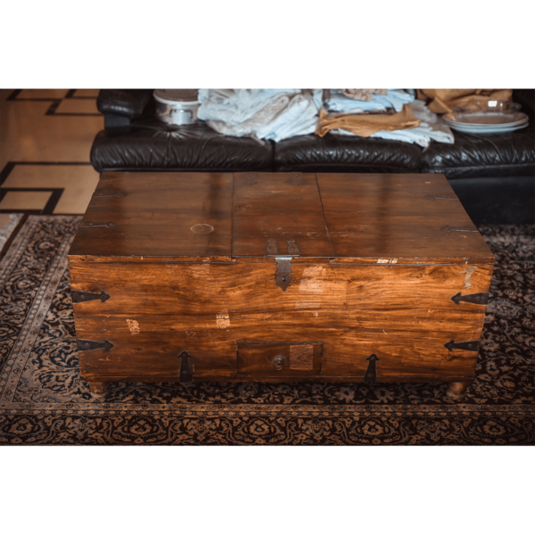 Wood Trunk Coffee Table - SoUnique.PK