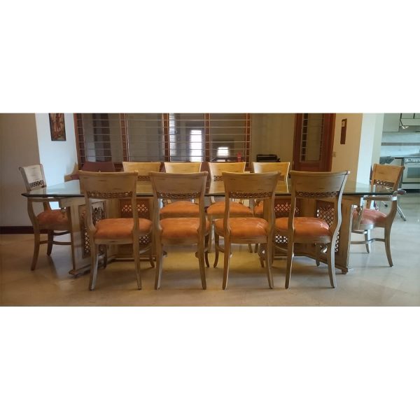 Dining Table with 12 Chairs- SoUnique.Pk