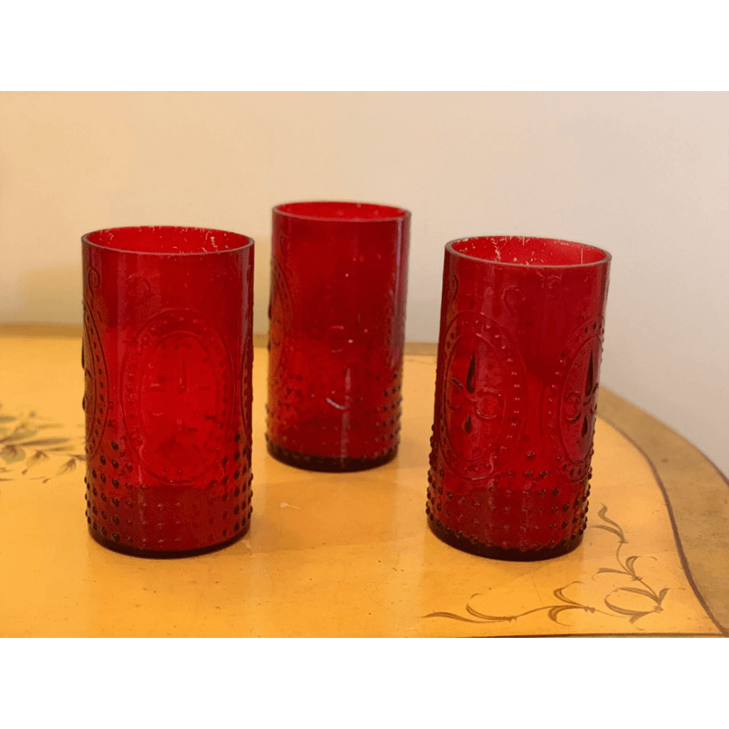 Set of 3 Glass Candle Holders SoUnique.PK