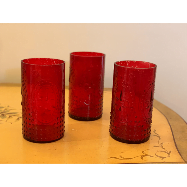 Set of 3 Glass Candle Holders - SoUnique.PK