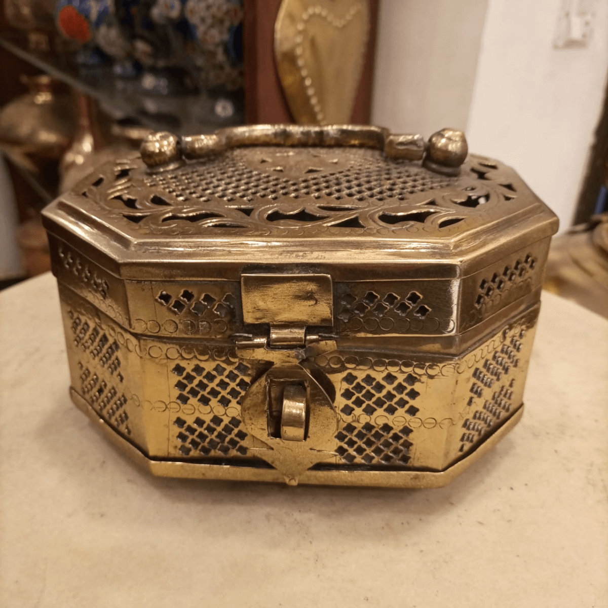 Vintage Filigree Jewelry Box - SoUnique.PK