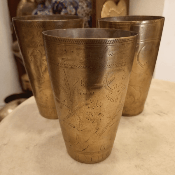 Vintage Brass Glass- SoUnique.PK