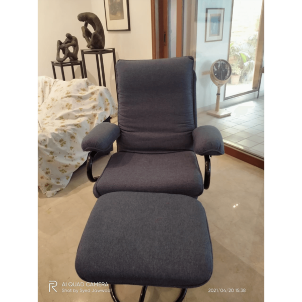 Lounger Chair with Foot Stool-SoUnique.PK