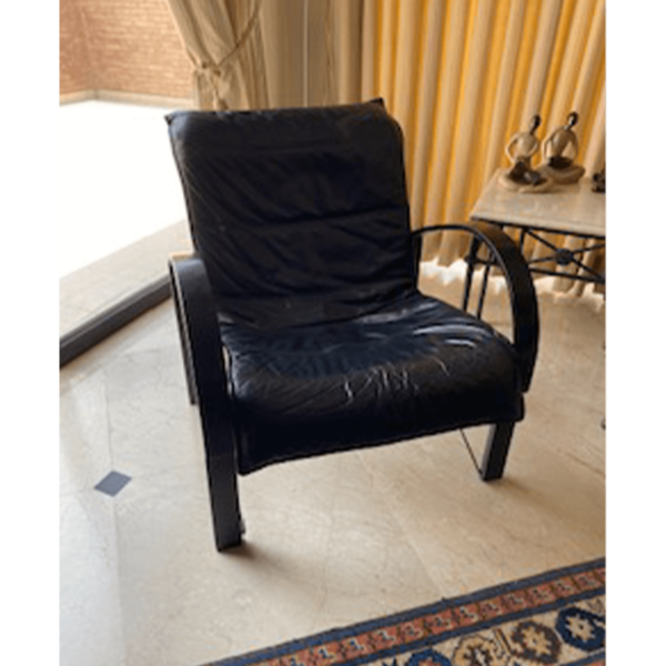 Leather Arm Chair- SoUnique.PK