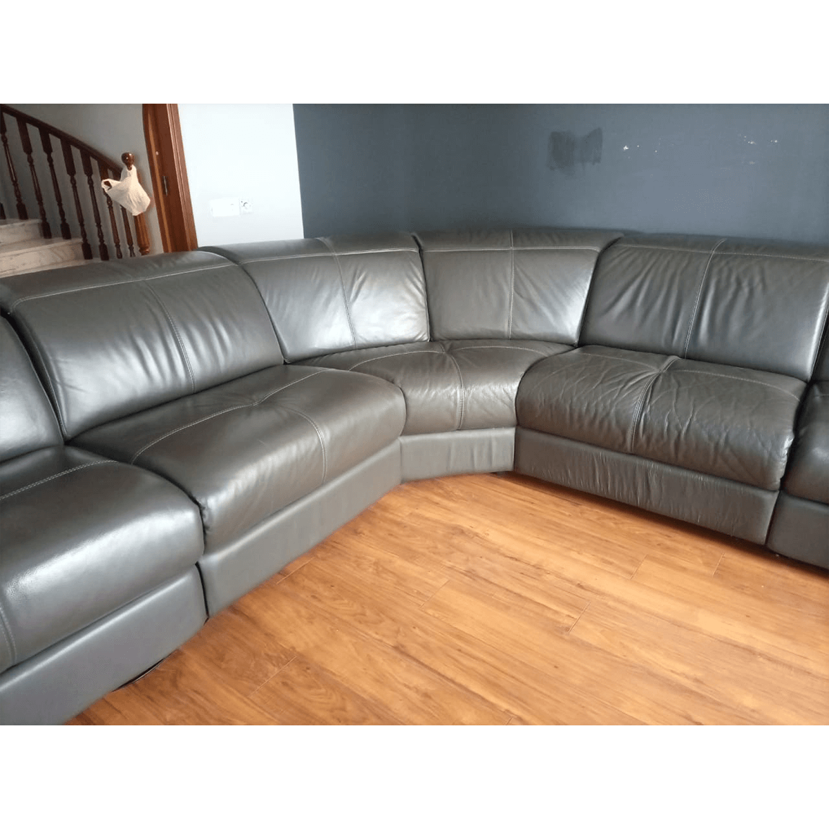 LShaped American Leather Sofa SoUnique.PK