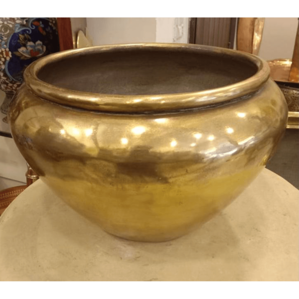 Brass Bowl Planter - SoUnique.PK