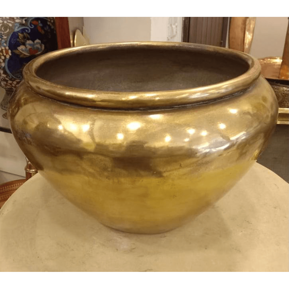 Brass Bowl Planter SoUnique.PK