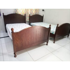 Single Bed in Wood - SoUnique.PK
