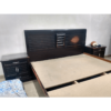 Bed with Matching Side Tables-SoUnique.PK