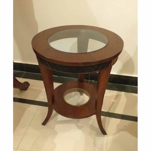 Round Wooden Table-SoUnique.Pk