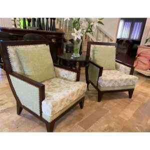 Rosewood Chair In Linen-SoUnique.PK