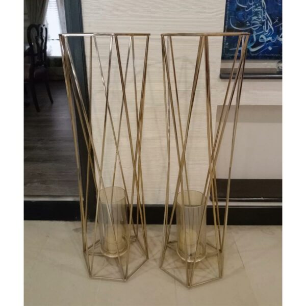 Tall Candle Stands (Pair)-SoUnique.PK