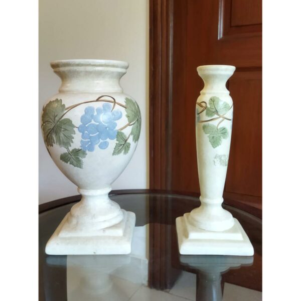 Set of Vase & Candle Stand - SoUnique.PK