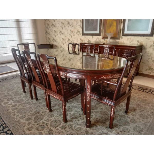 Antique Chinese Dining Table with Chairs - SoUnique.PK