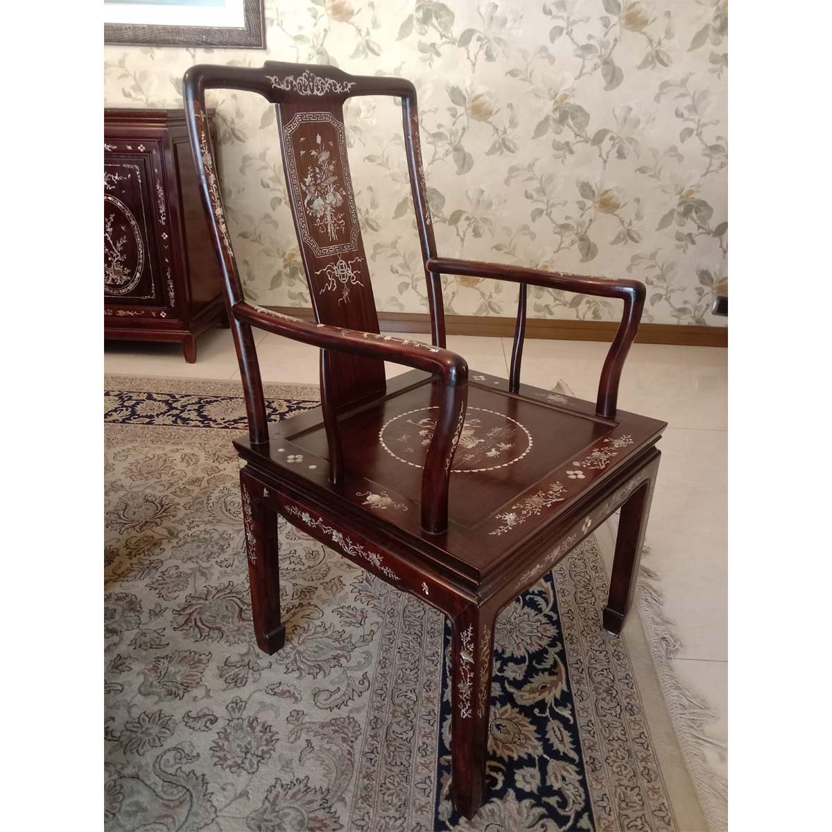 Antique Chinese Dining Table with Chairs SoUnique.PK