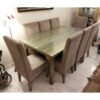 Contemporary Dining Table with 8 Chairs - SoUnique.PK