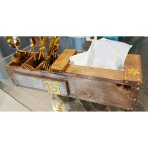 Cutlery Caddy with Tissue Holder-SoUnique.PK