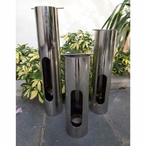 Set of Steel Candle Stands-SoUnique.PK
