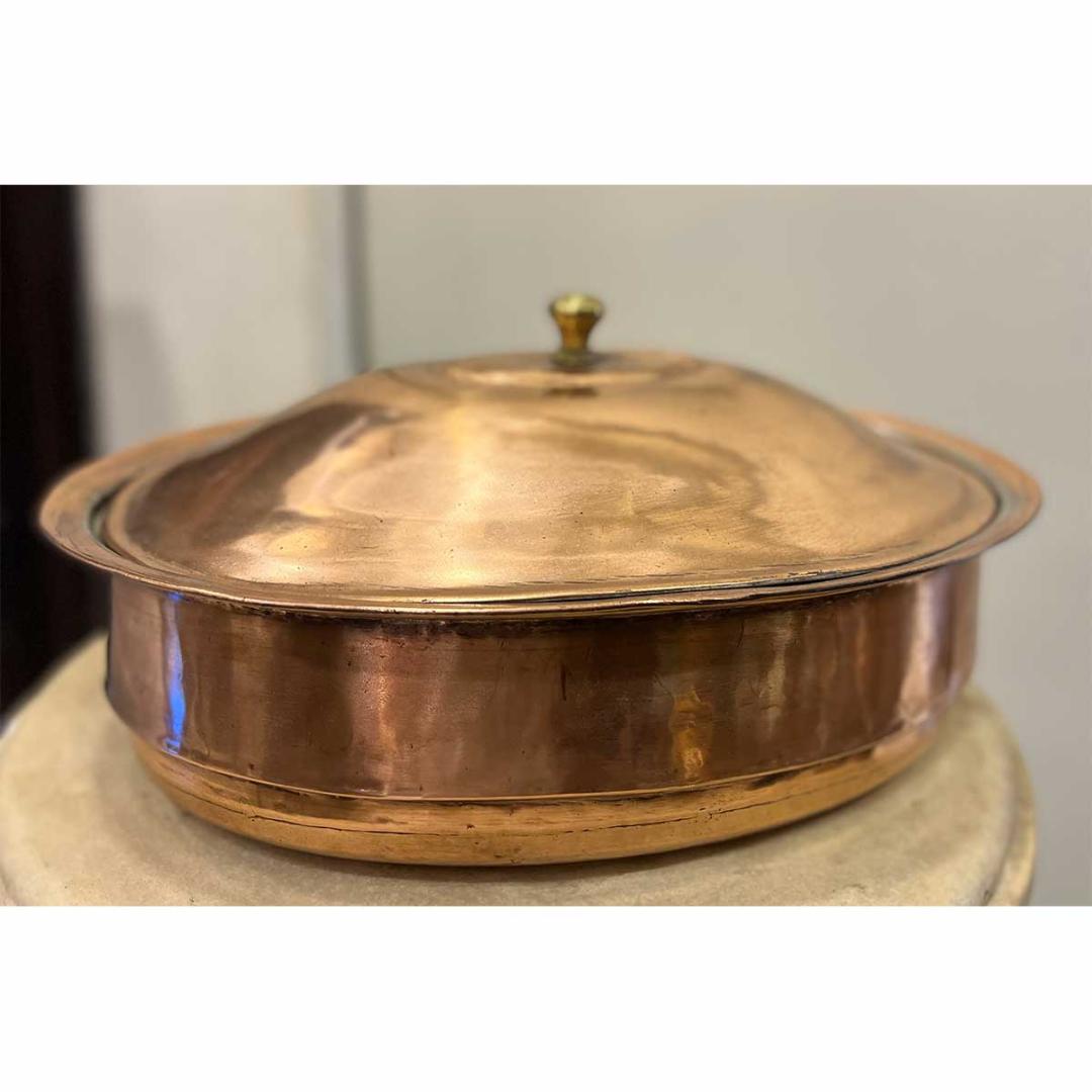 Copper Deep Serving Pan - SoUnique.PK
