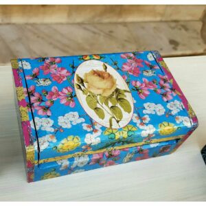 Floral Feroza Trinket Box-SoUnique.PK