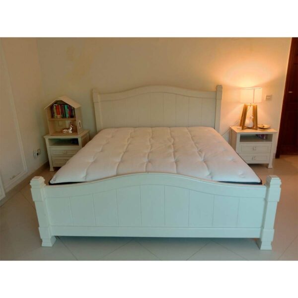King Size Bed With Side Tables-SoUnique.PK