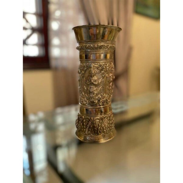 Burmese Silver Vase-SoUnique.PK