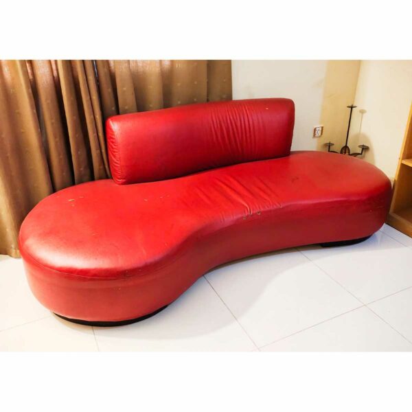 Red Curved Sofa - SoUnique.PK