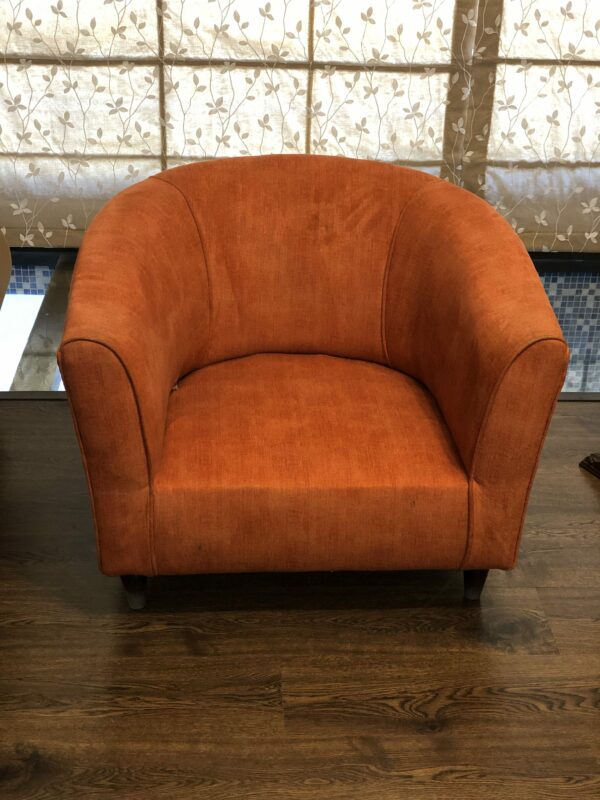 Orange Sofa Chairs-SoUnique.PK