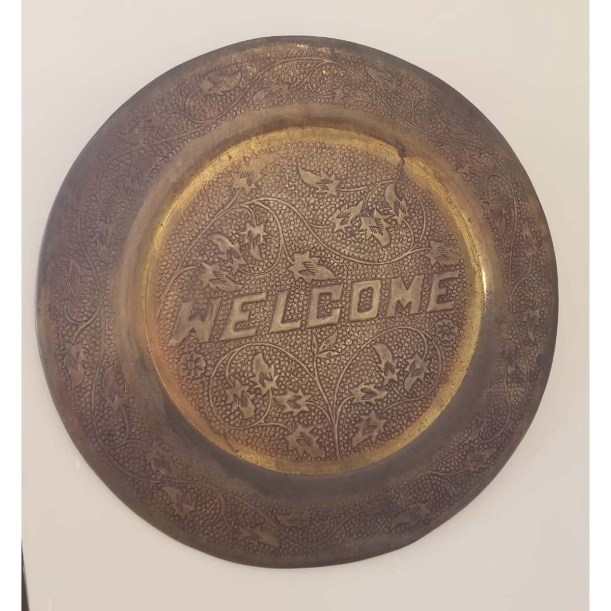 Brass Welcome Tray - SoUnique.PK