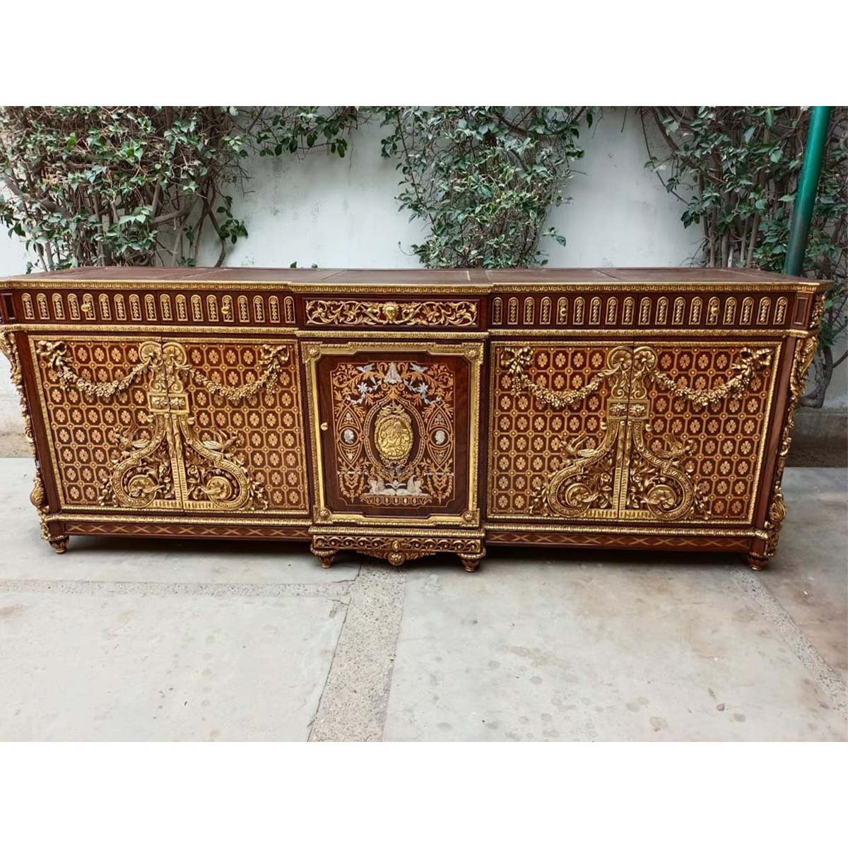 Carved Luxury Sideboard - SoUnique.PK