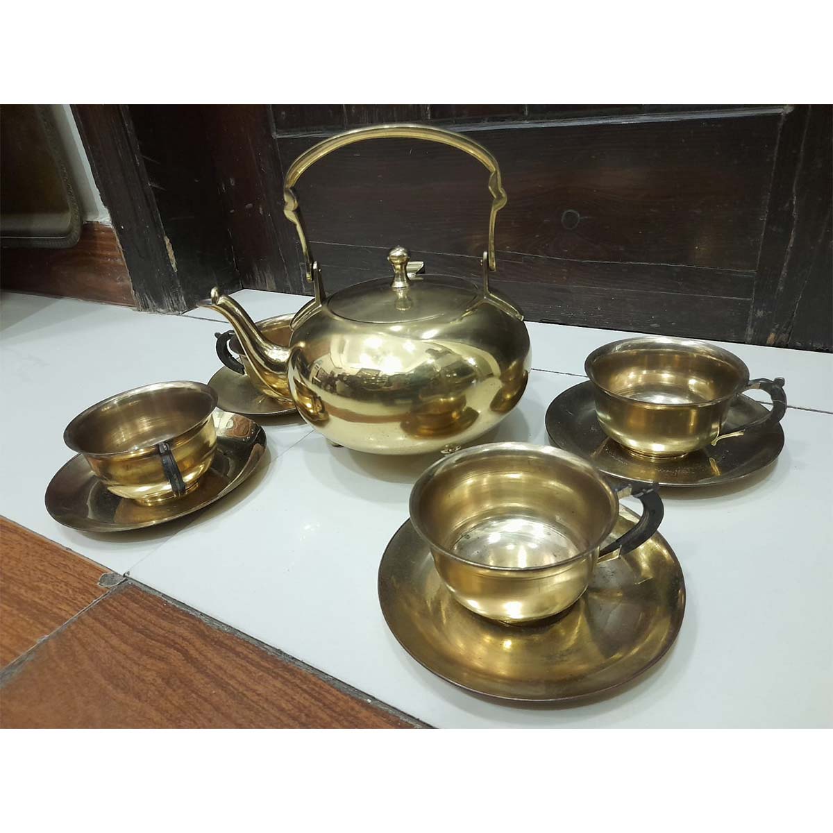 Vintage Brass Tea Set - SoUnique.PK