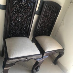 Sheesham Carved Dining Chairs-SoUnique.PK