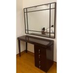 Sleek Console Table with Mirror-SoUnique.PK