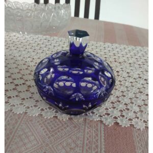 Crystal Bowl with Lid-SoUnique.PK