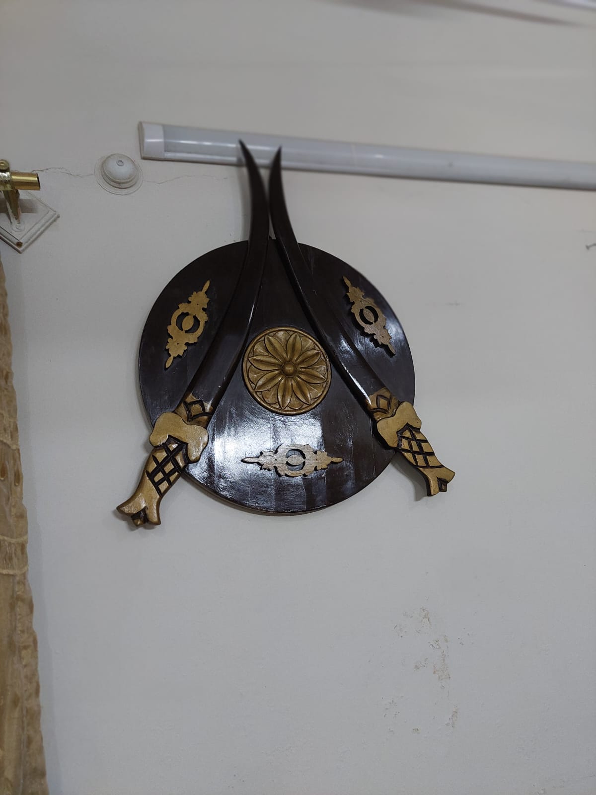 Vintage Sword & Shield Wall Hanging-SoUnique.PK