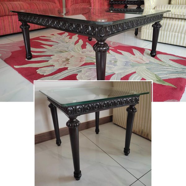 Centre Table with Side Table Pair-SoUnique.PK