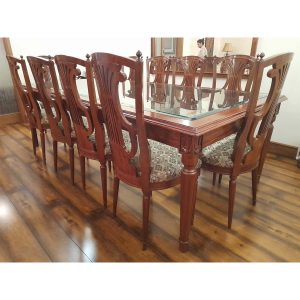 Formal Dining Table with 10 Chairs-SoUnique.PK