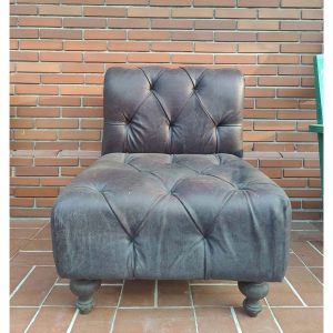 Tufted Leatherette Chair-SoUnique.PK