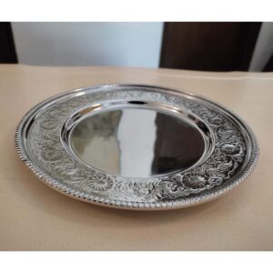 Silver Plated Plate-SoUnique.PK