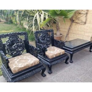Japanese Carved Sofa Set with Table-SoUnique.PK