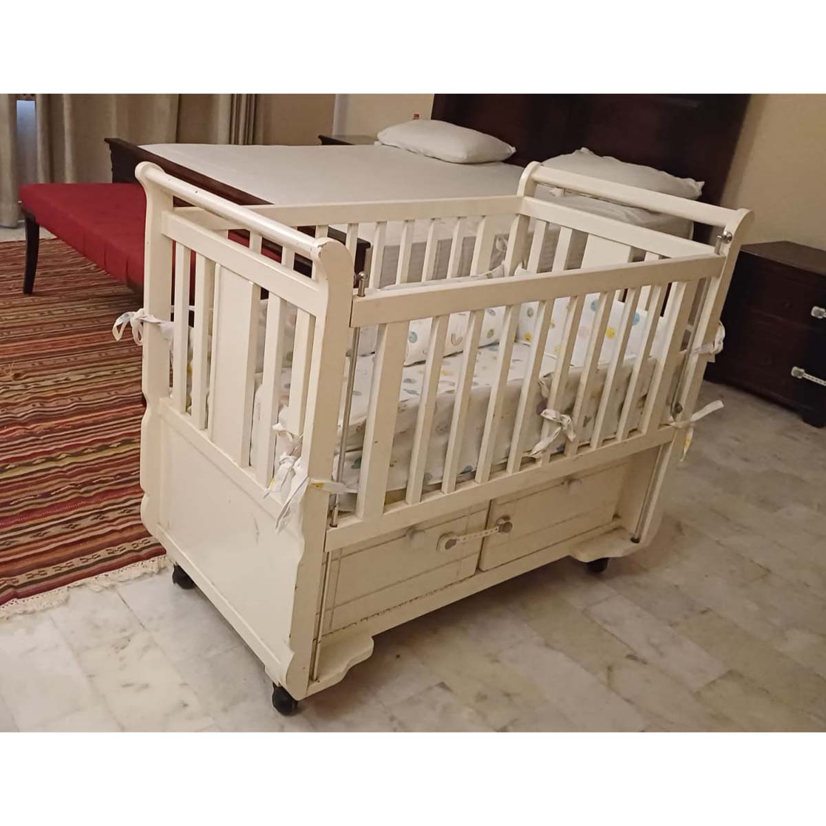 White Baby CotSoUnique.PK