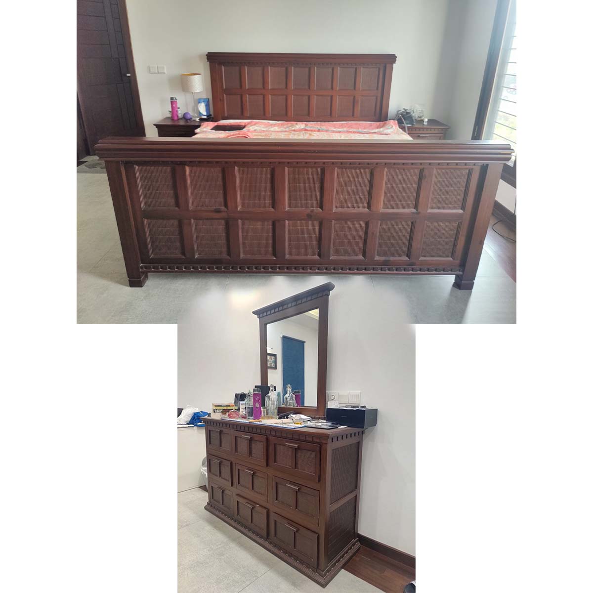 Imported King Bed Set-SoUnique.PK