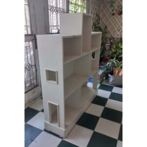 White Bookshelf-SoUnique.PK